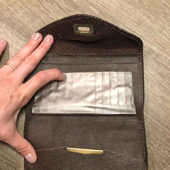 Vintage Hand Painted Leather Wallet - Picture 4 of 8